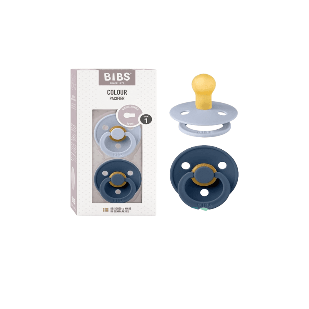 BIBS SUCETTE COLOUR PACIFIER SIZE1 BLEU