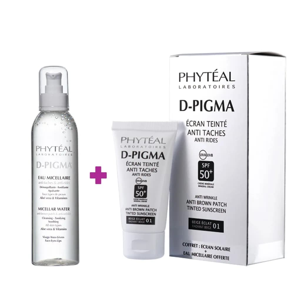 PHYTEAL D-PIGMA TEINTE BEIGE ECLAT01 SPF50+