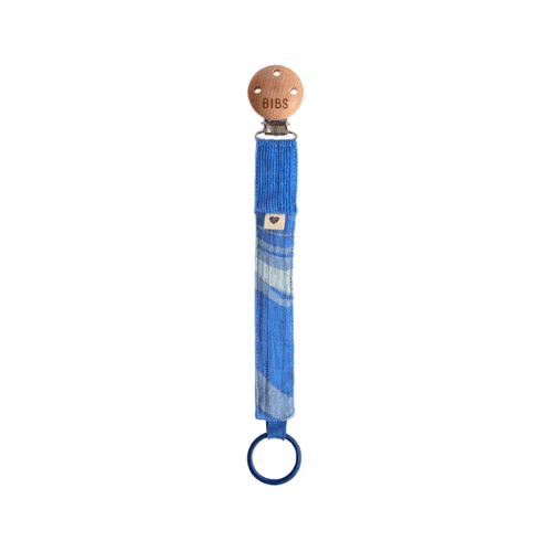 BIBS ATTACHE SUCETTE BLEU