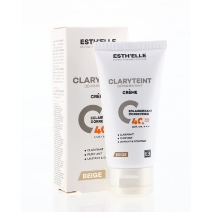 ESTHELLE CLARYTEINT CREME ECLAIRCISSANT BEIGE SPF40+