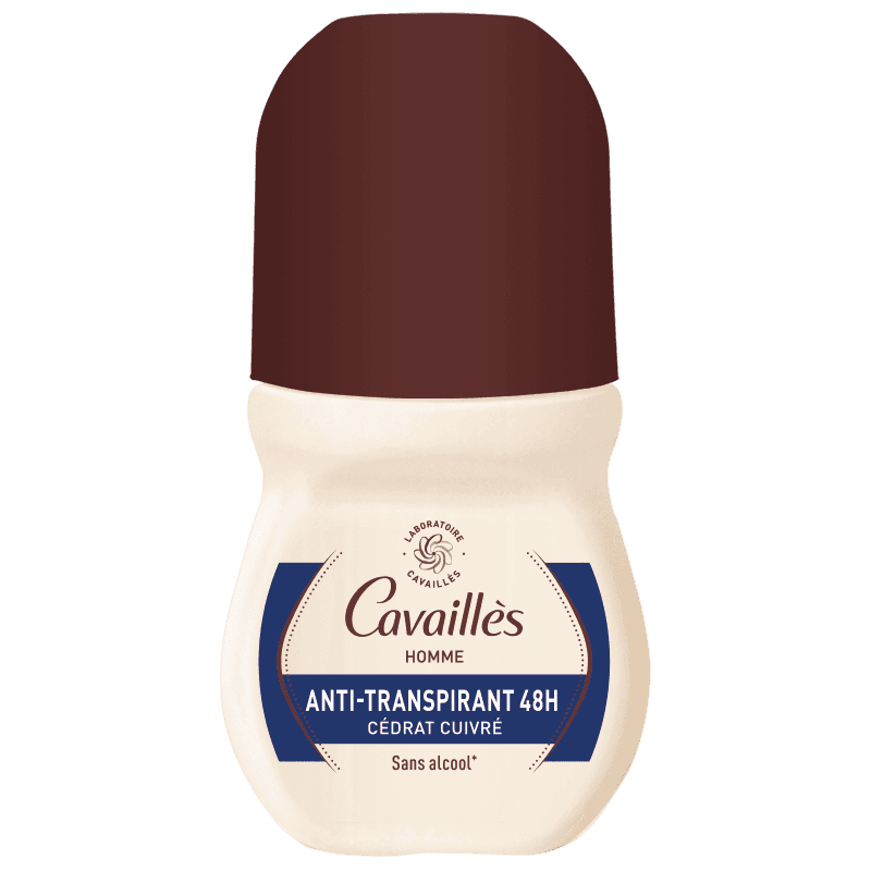 Anti-transpirant Homme Bille Cèdre ANTI-TRACES 48H