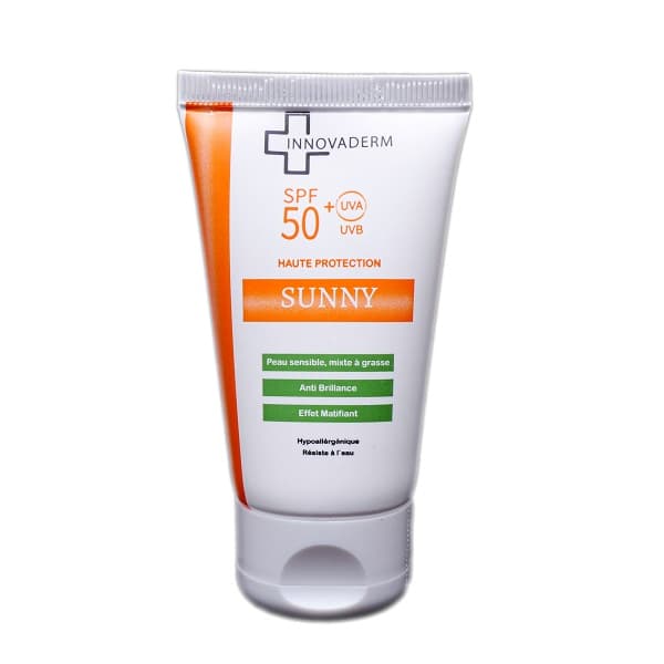 INNOVADERM SUNNY ANTI BRILLANCE PMG SPF50+ sac gratuit