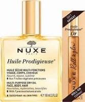 NUXE Huile Prodigieuse 100ML + Roll On 8ML Huile Prodigieuse OR GRATUIT