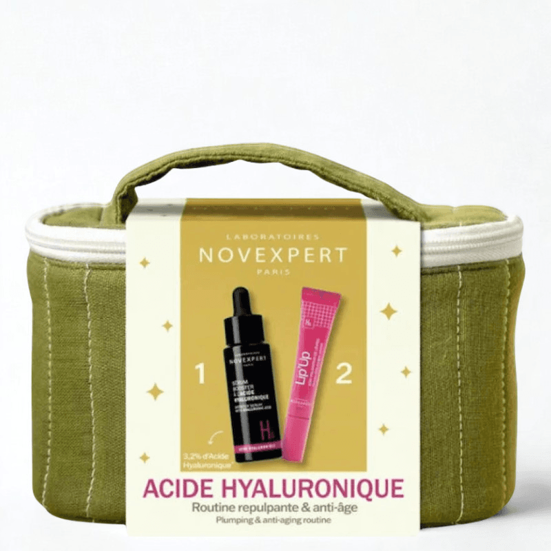 Novexpert coffret sérum booster à l acide hyaluronique 30ML+lip up soin lèvres