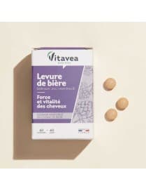COMPLEMENT ALIMENTAIRE VITAVEA LEVURE DE BIERE SELENIUM ZINC 60 CAPSULES