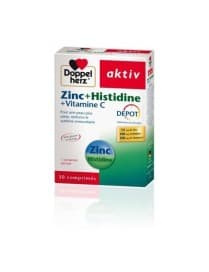 COMPLEMENT ALIMENTAIRE ZINC DOPPELHERZ AKTIV ZINC+HISTIDINE+VITAMINE C 30 GELULES