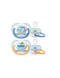 SUCETTES MAMAN BATEAU AVENT ULTRA AIR HAPPY 0-6MOIS