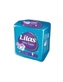 SERVIETTES LILAS CLIP ULTRA SUPER 8 PIECES