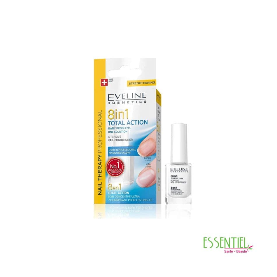 Eveline 8 en1 total action Fortifiant pour ongles 12ml