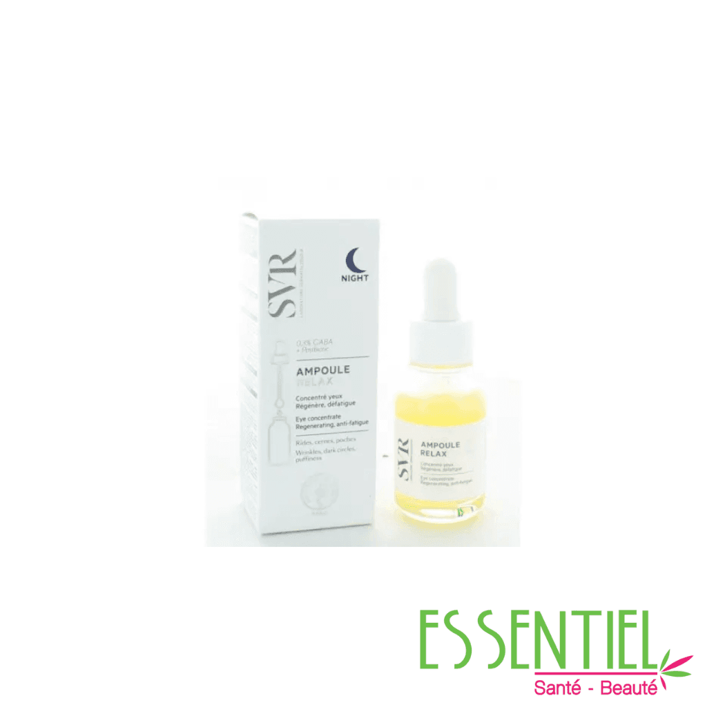 SVR AMPOULES RELAX YEUX NUIT Concentré anti Rides, Cernes& Poches