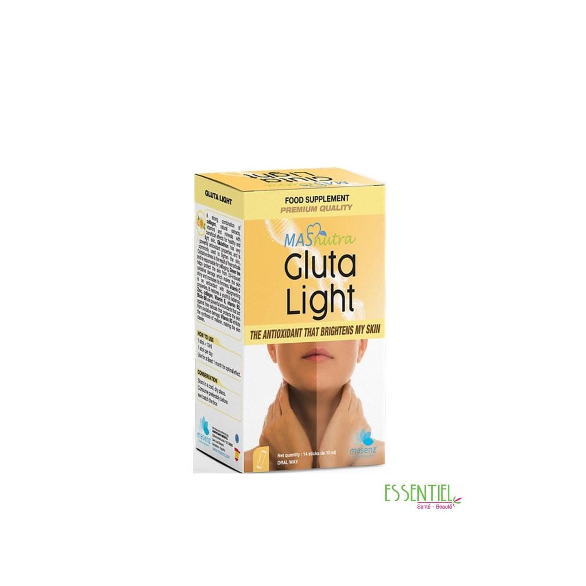 Gluta Light MAS nutra 14 Sticks de 10ml