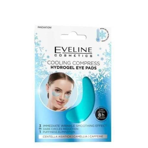 Eveline Cooling Compress Hydrogel Under Eye Pads Cernes Poches 2pcs