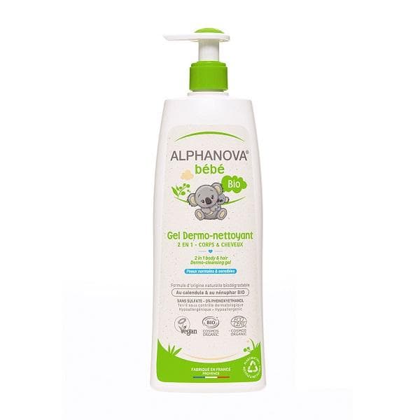 Alphanova Bébé Dermo-nettoyant cheveux et corps 500ml