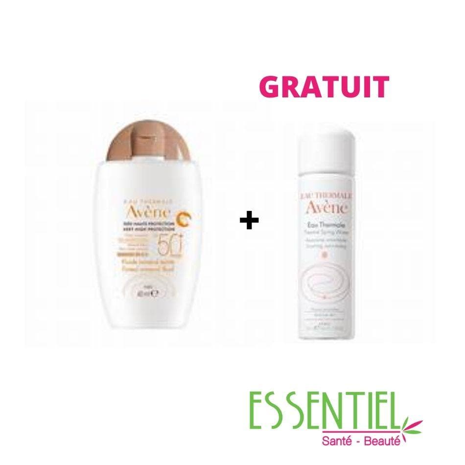 AVENE FLUIDE MINERALE TEINTE SPF 50+ & eau thermale gratuite