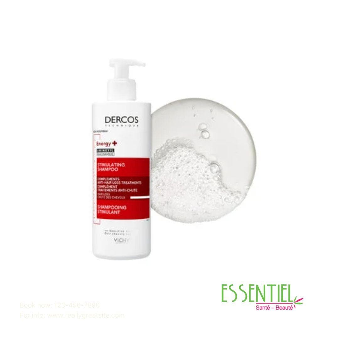 DERCOS TECHNIQUE SHAMPOOING ENERGY + ANTI-CHUTE 400ML