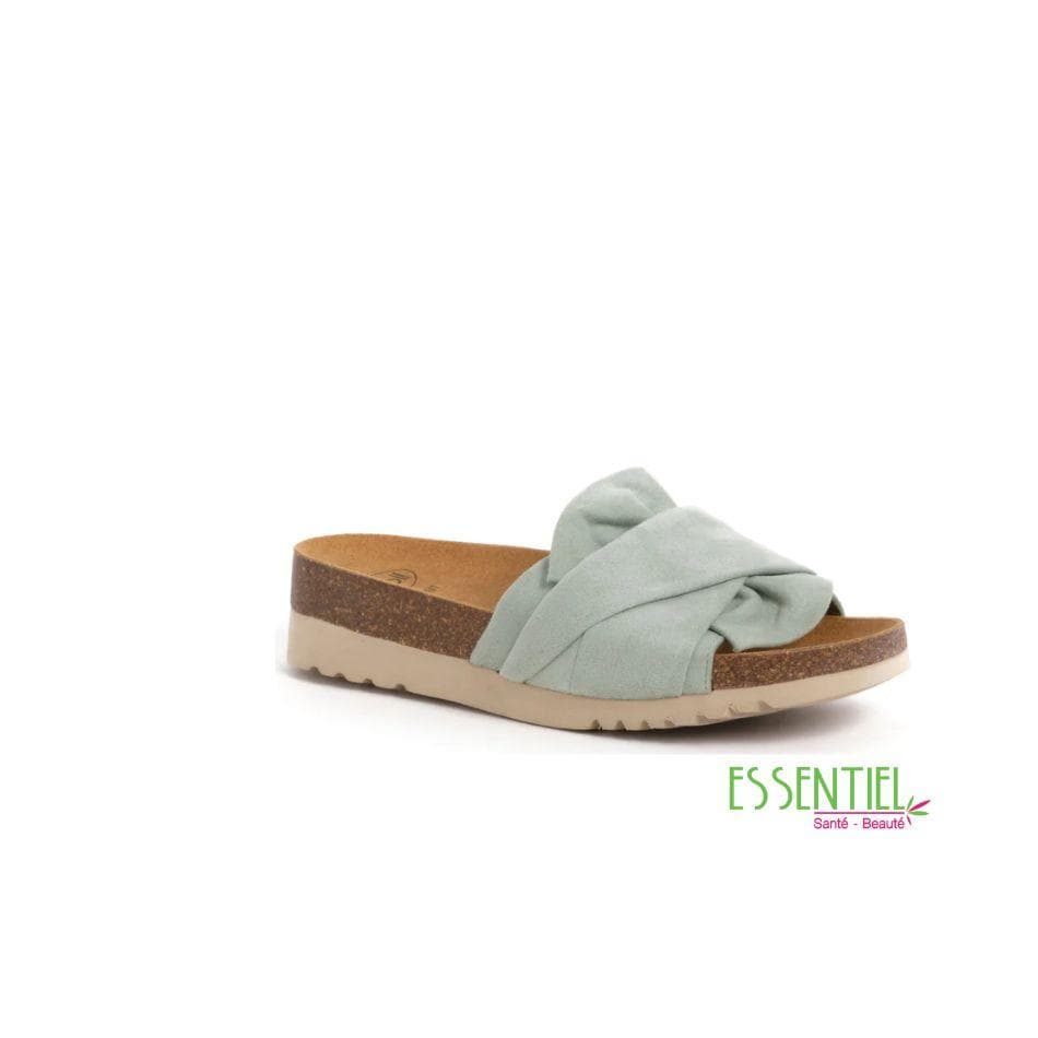 Mules Bleu Vert Princy