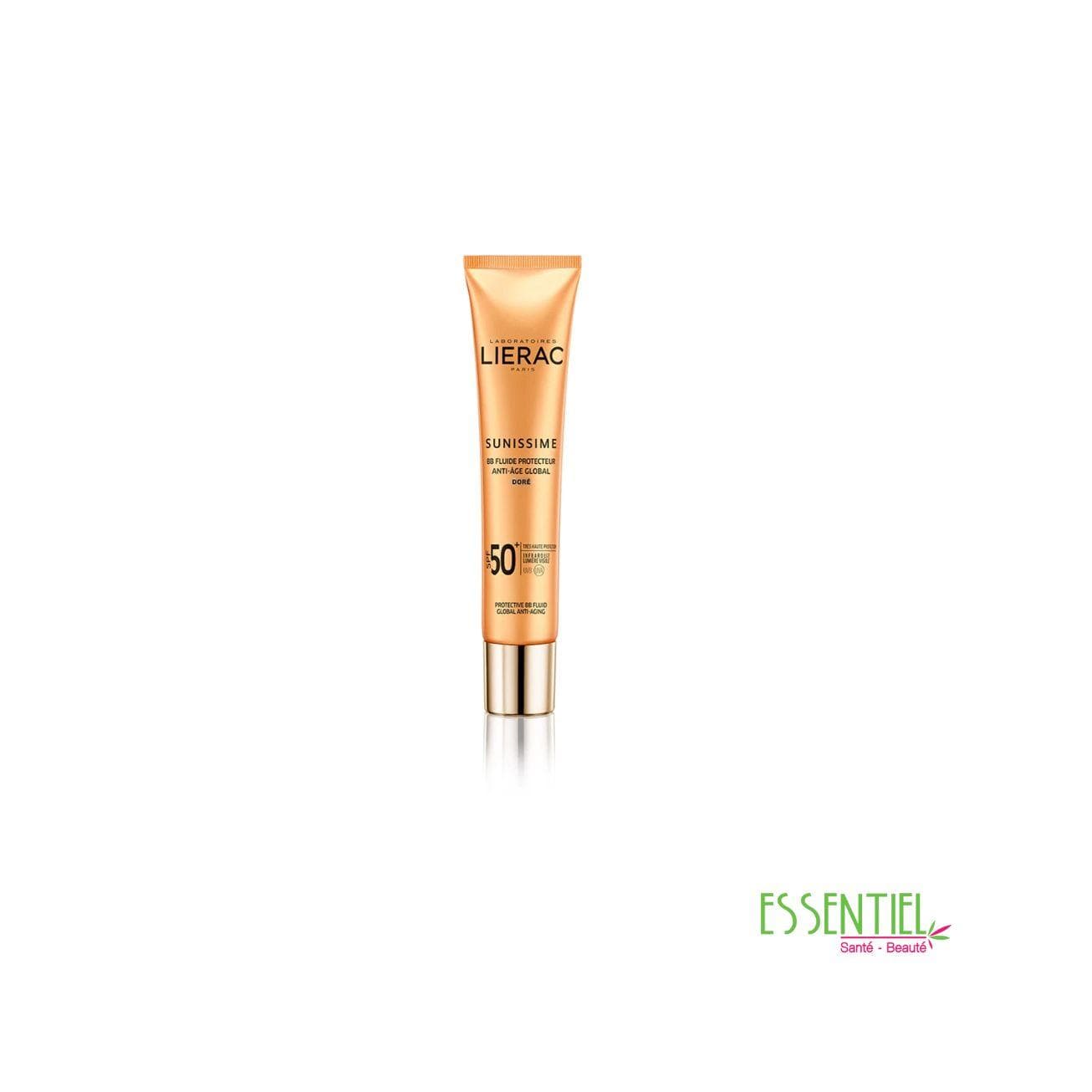 LIERAC SUNISSIME FLUIDE TEINTÉ PROTECTEUR ANTI-ÂGE GLOBAL VISAGE SPF50+