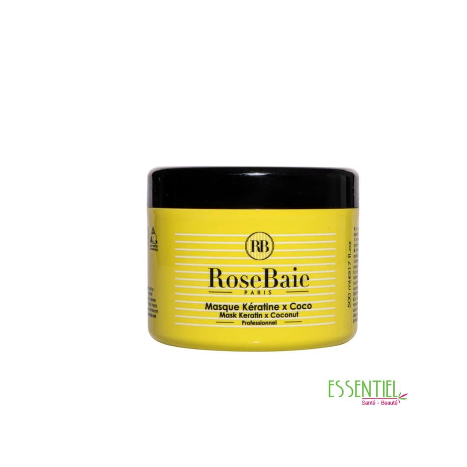 Rose Baie Masque Kératine et Coco Nutrition et Hydratation 500 ml