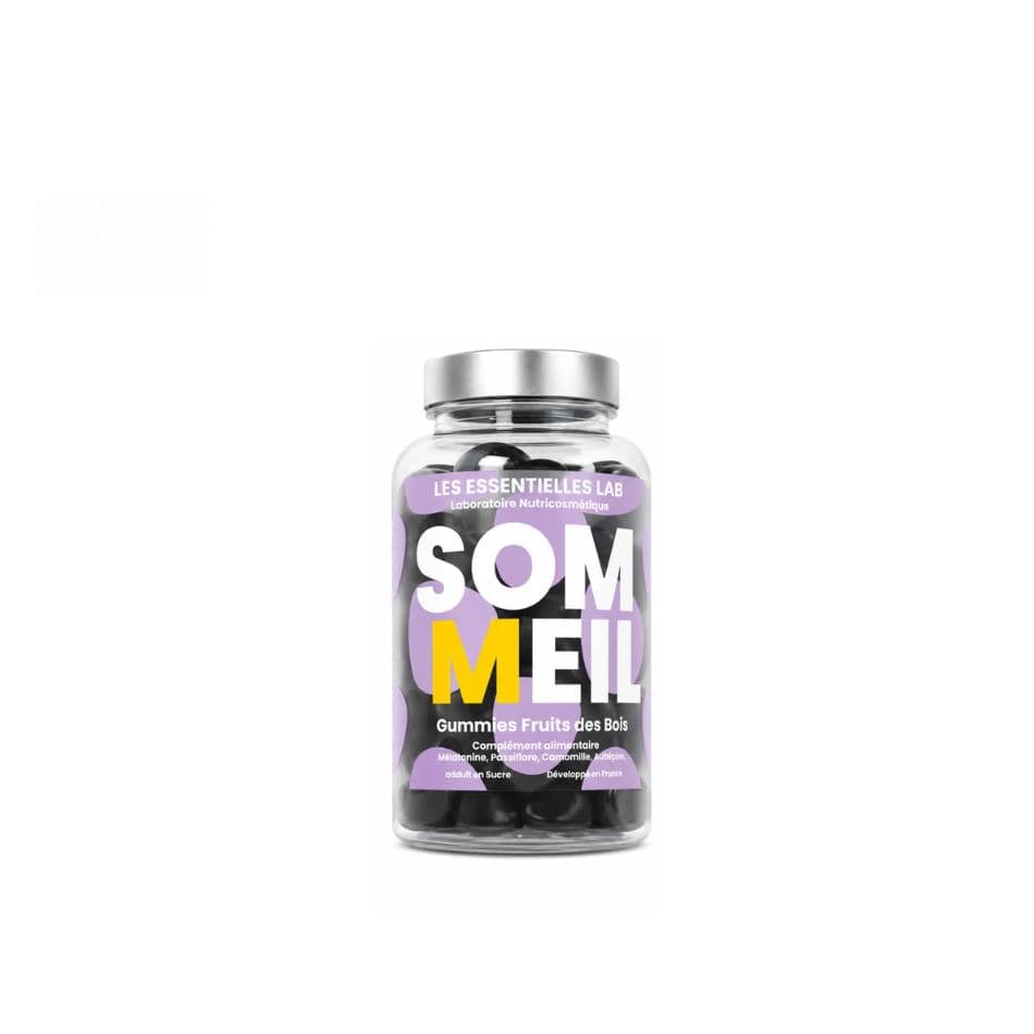 LES ESSENTIELLES LAB SOMMEIL GUMMIES FRUITS DE BOIS BT/60 : Mélatonine et plantes