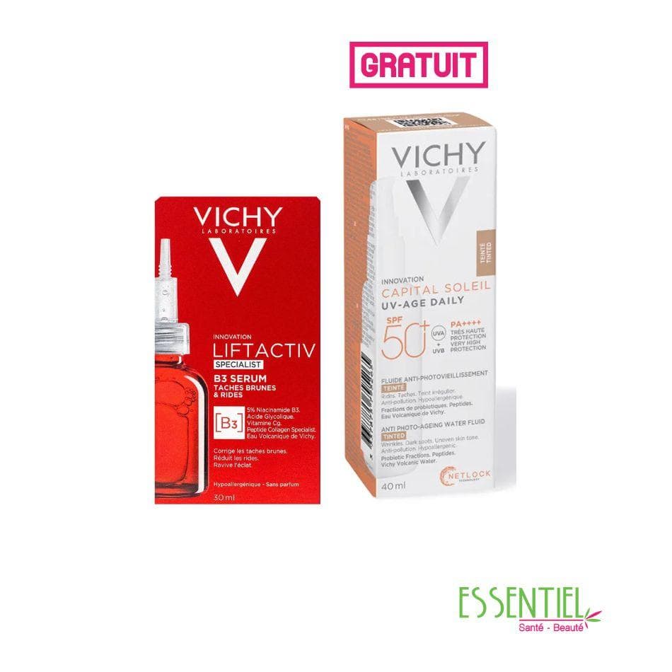 Vichy coffret lift activ B3 serum +uv age daily spf50+