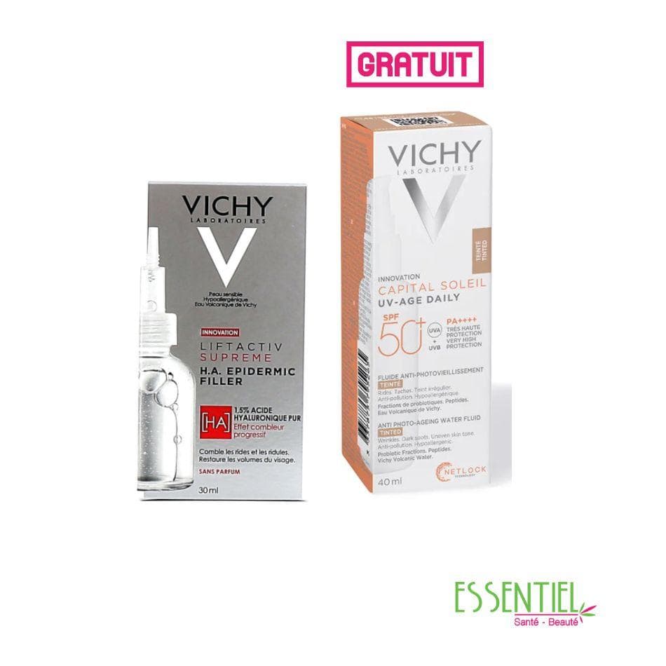 Vichy coffret lift activ HA epidermic filler +uv age daily spf50+
