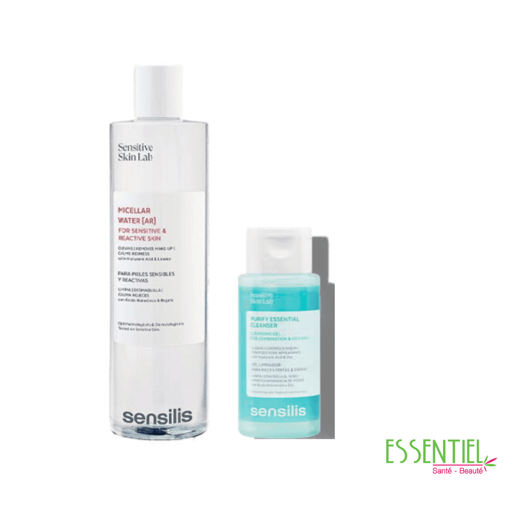 SENSILIS eau micellaire [AR] peau sensibles 400ML + Gel Nettoyant 100ml Gratuit