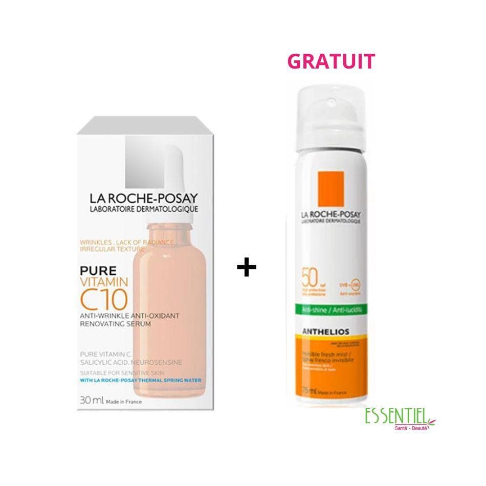 LA ROCHE POSAY PACK SERUM PURE VITAMINE C 10+ BRUME ANTHELIOS SPF50+ 75ML OFFERTE
