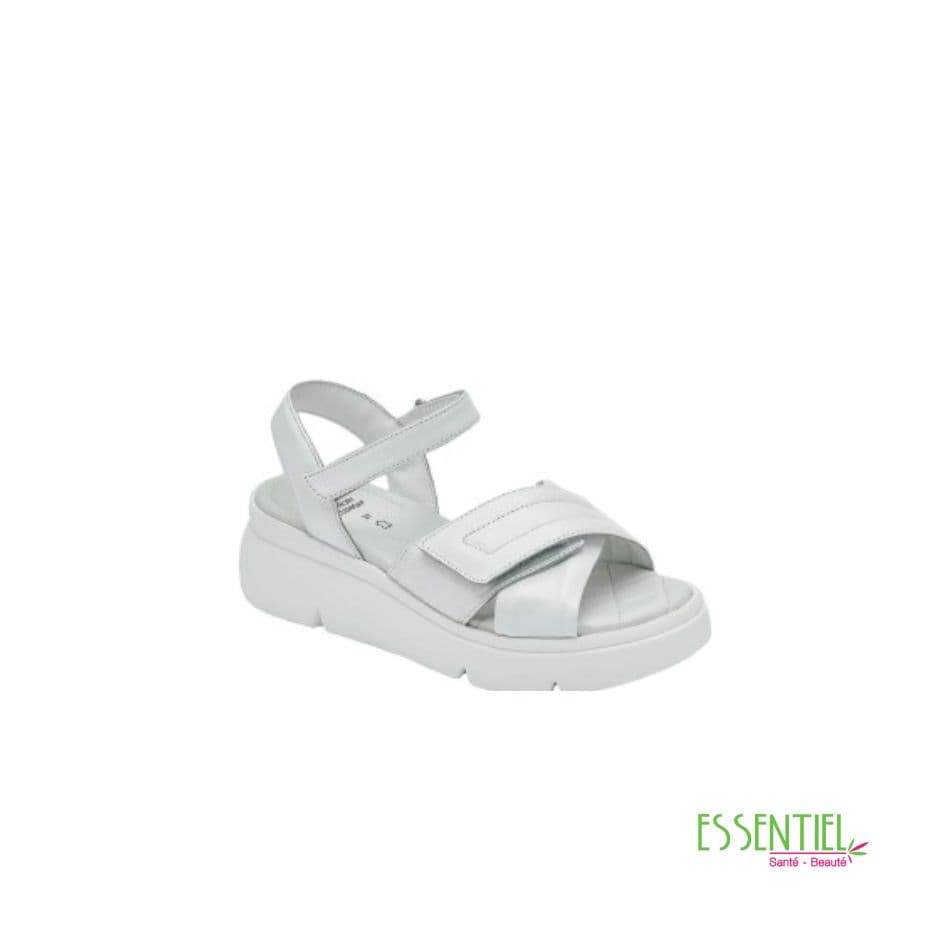 Scholl Bali Cross Sandal blanc