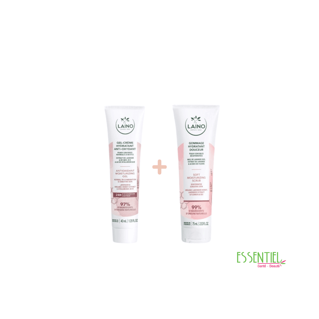 Laino pack crème nourrissante 40ml + gommage 75ml