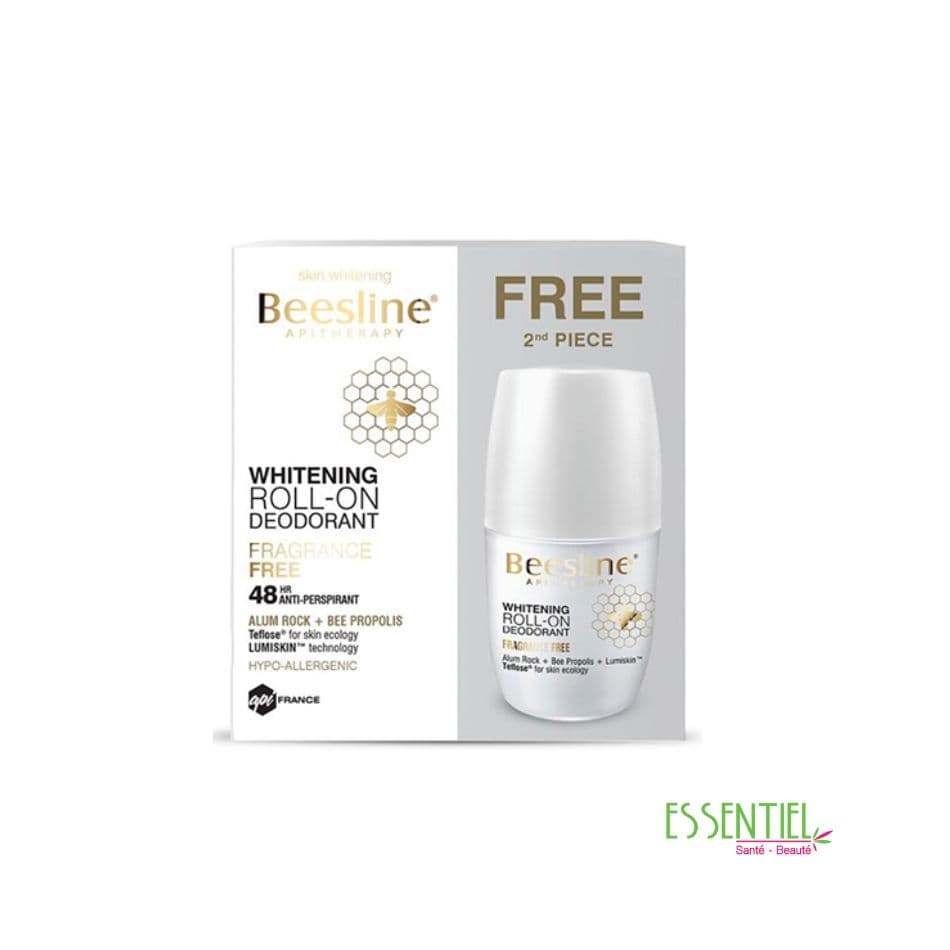 BEESLINE Coffret Déo Eclaircissant Sans Parfum 1+1 Gratuit