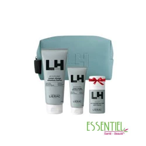 LIERAC COFFRET HOMME TROUSSE +DEO ANTITRANSPIRANT OFFERT