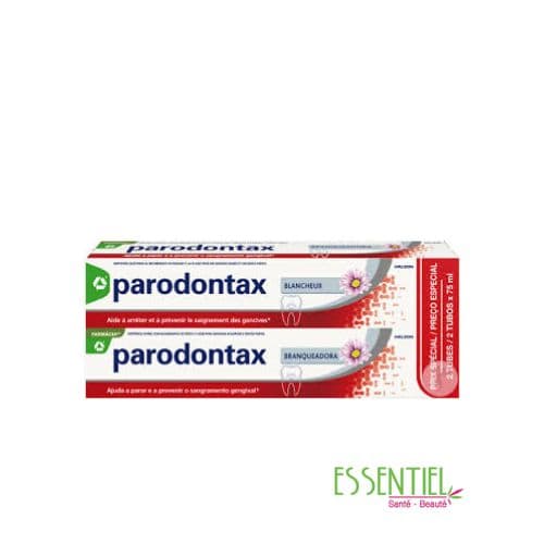 Parodontax dentifrice duo blacheur 75ml