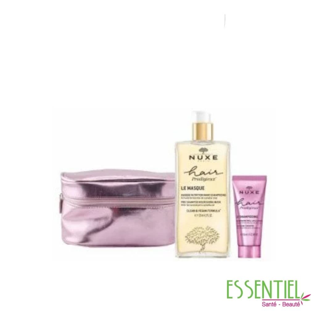 NUXE TROUSSE CAPILAIRE HAIR PRODIGIEUX MASQUE NUTRITION +SHAMPOOING 30ML OFFERT