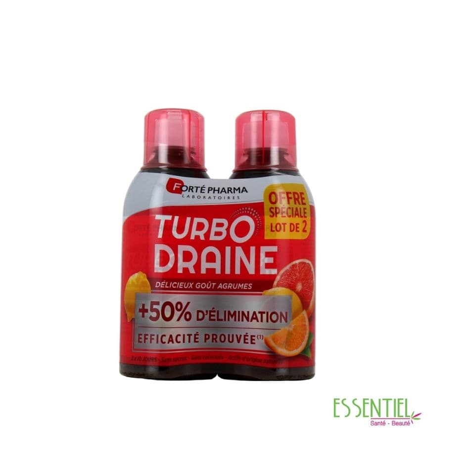 FORTE PHARMA TURBO DRAINE AGRUMES LOT de 2 x 500ml