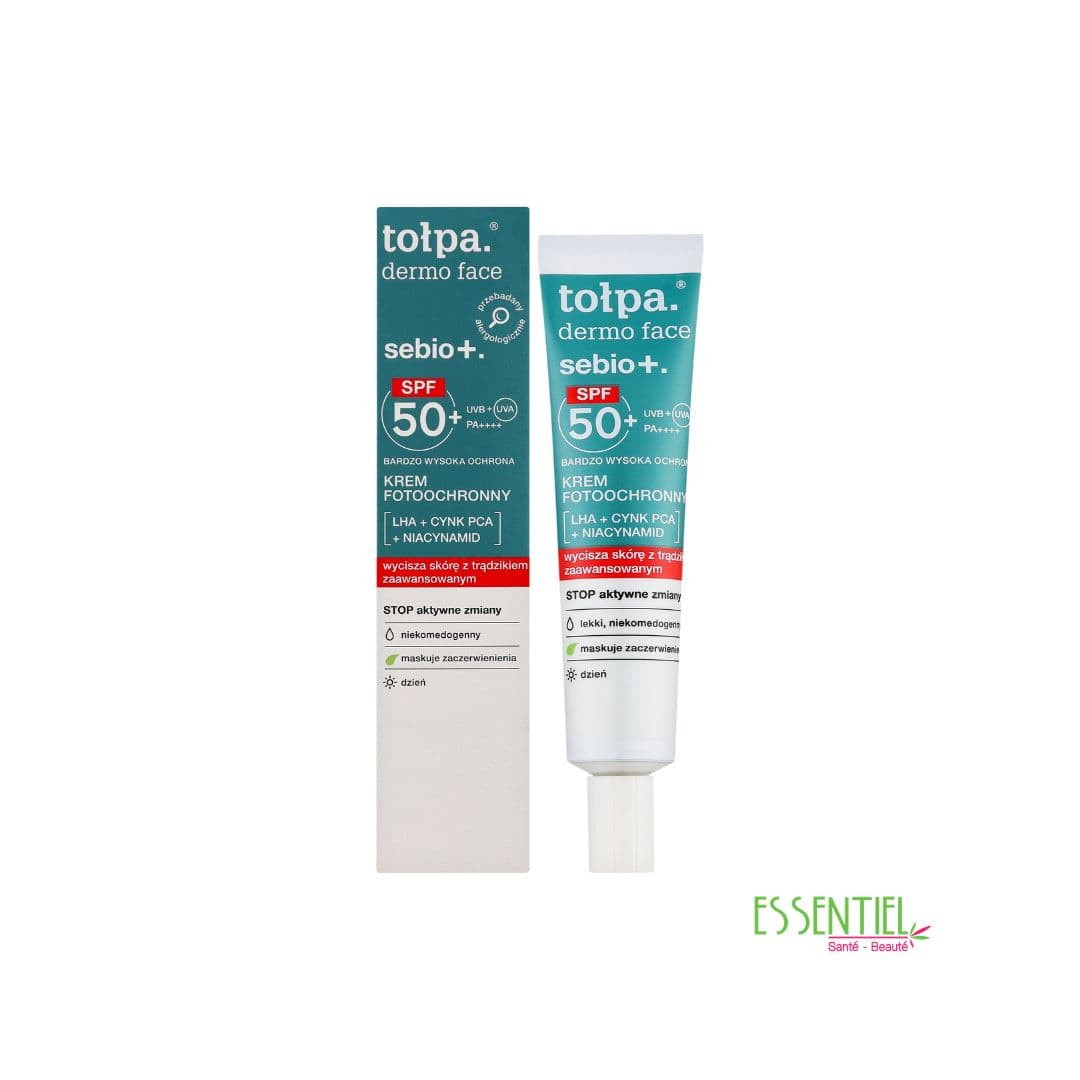 Tolpa Sebio Crème Jour SPF 50+ – Soin Matifiant