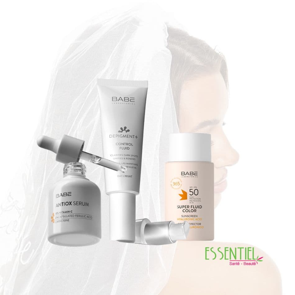 BABE DEPIGMENT+ CONTROL FLUID 40ML + BABE Super Fluid Color Protection Solaire SPF 50 50ML OFFERT