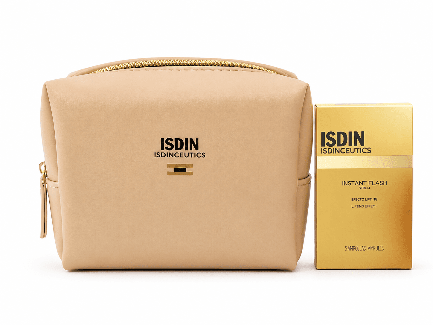 ISDIN Isdinceutics Instant Flash B/5 Ampoules +Trousse Offerte