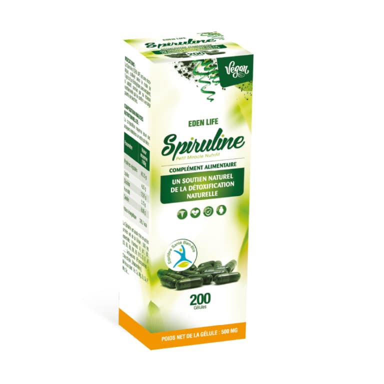 Eden Life Spiruline B/200 Gélules