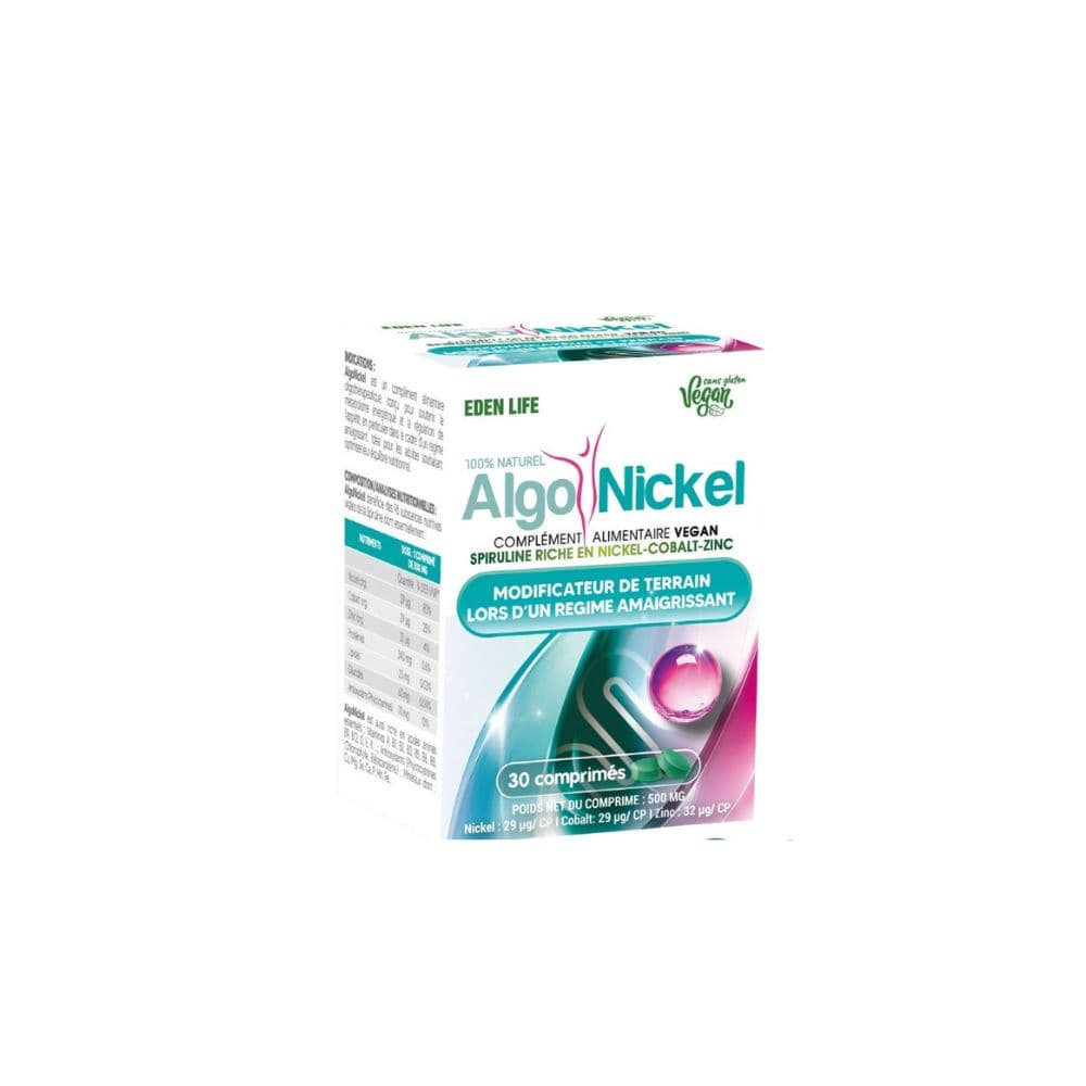 EDENLIFE Algo Nickel B/30 Comprimés