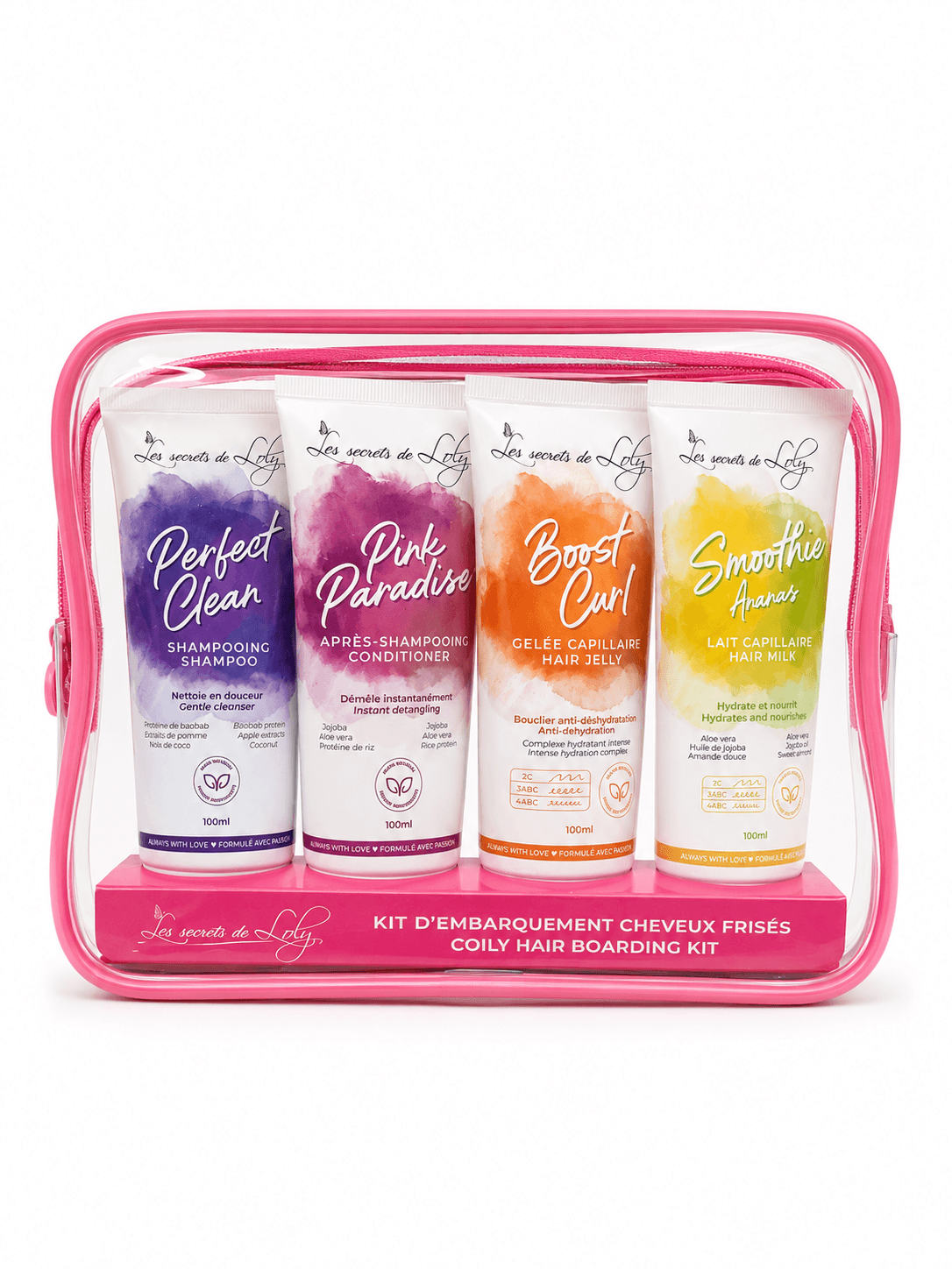 Les Secrets de Loly Trousse Voyage Routine Cheveux Frisés