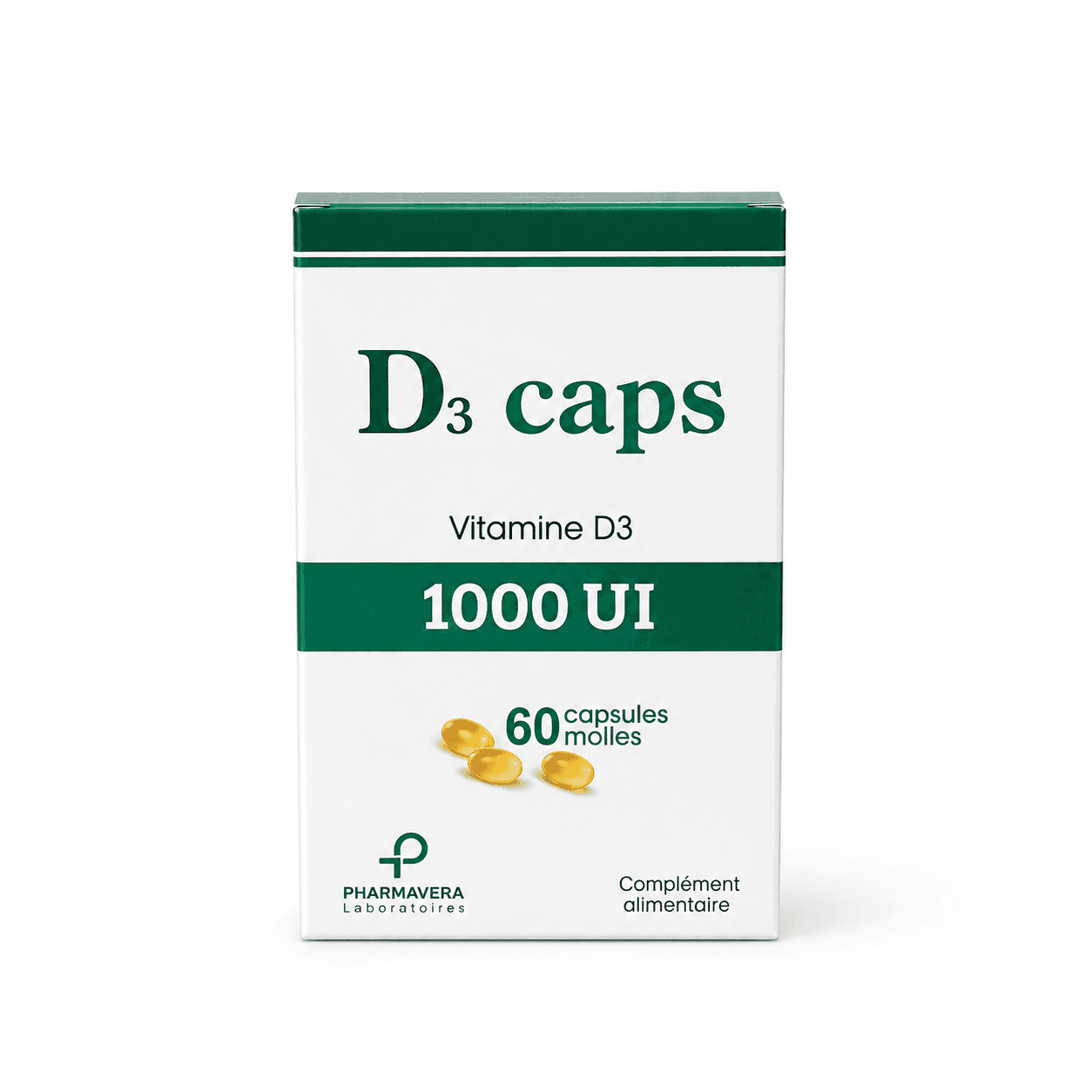 Pharmavera D3 Caps 1000Ui B/30 Capsules