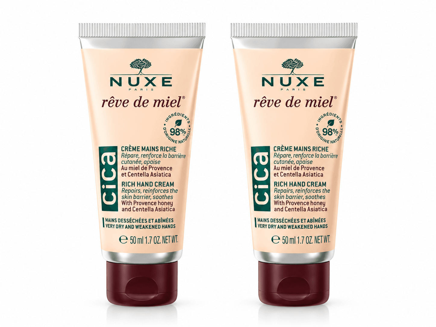 Nuxe Rêve De Miel Lot 2 Cica Crème Mains Riche 50Grx2