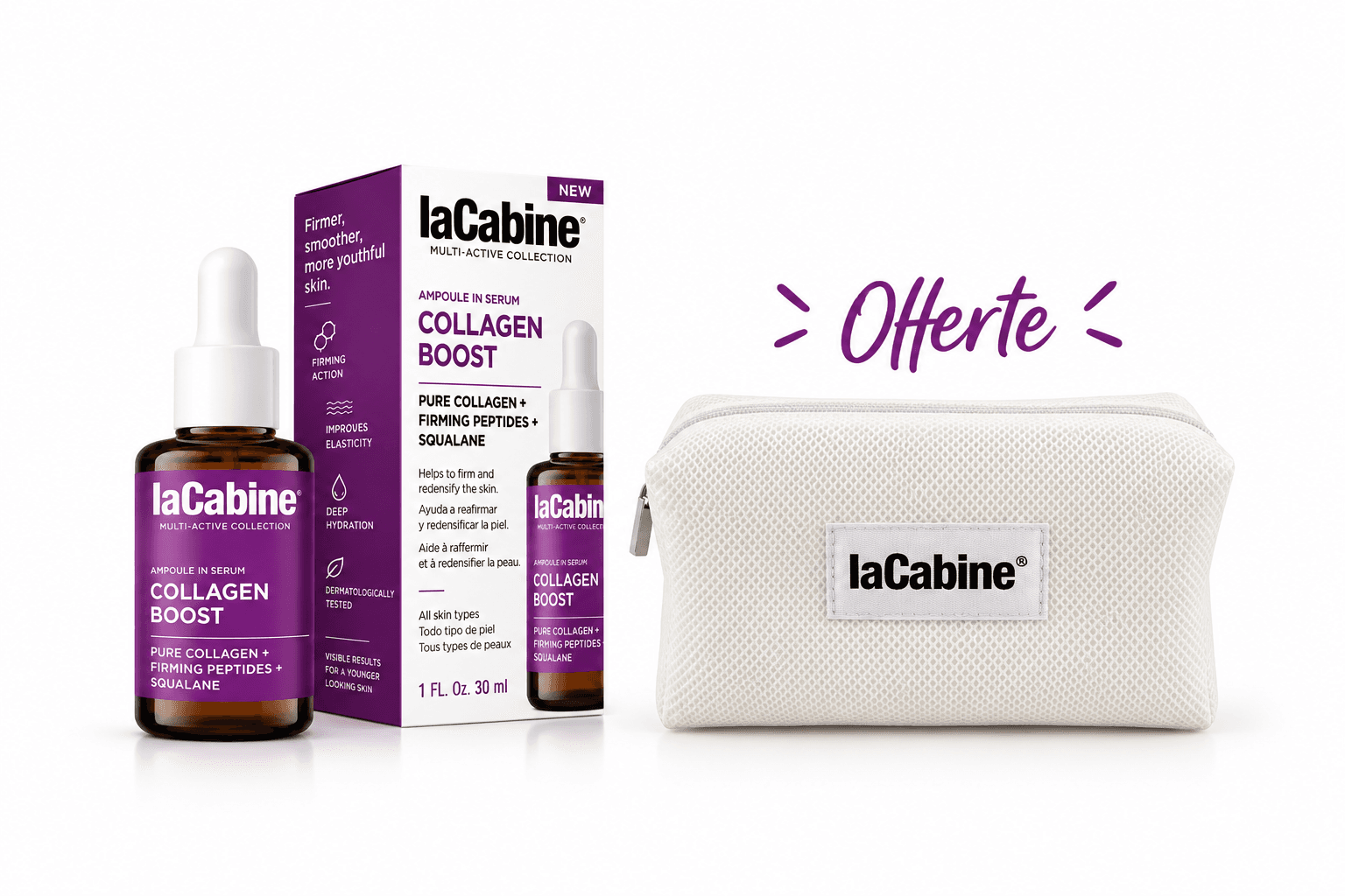 LaCabine Collagen Boost Sérum 30mL+Trousse Offerte