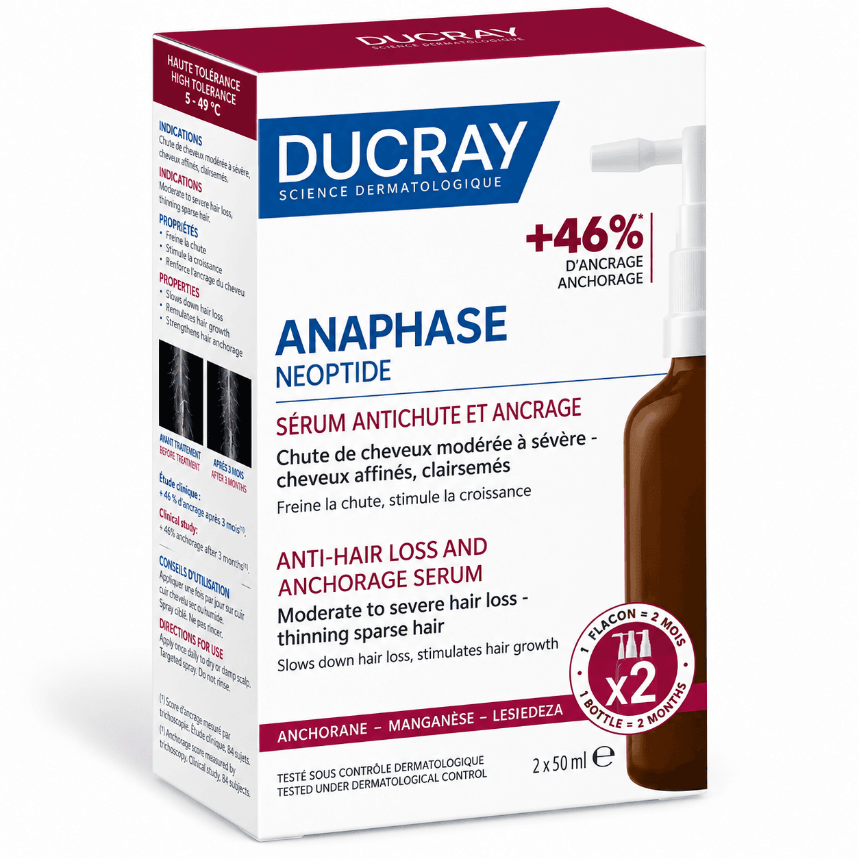 DUCRAY Neoptide Expert Sérum Antichute et Ancrage 2x50mL