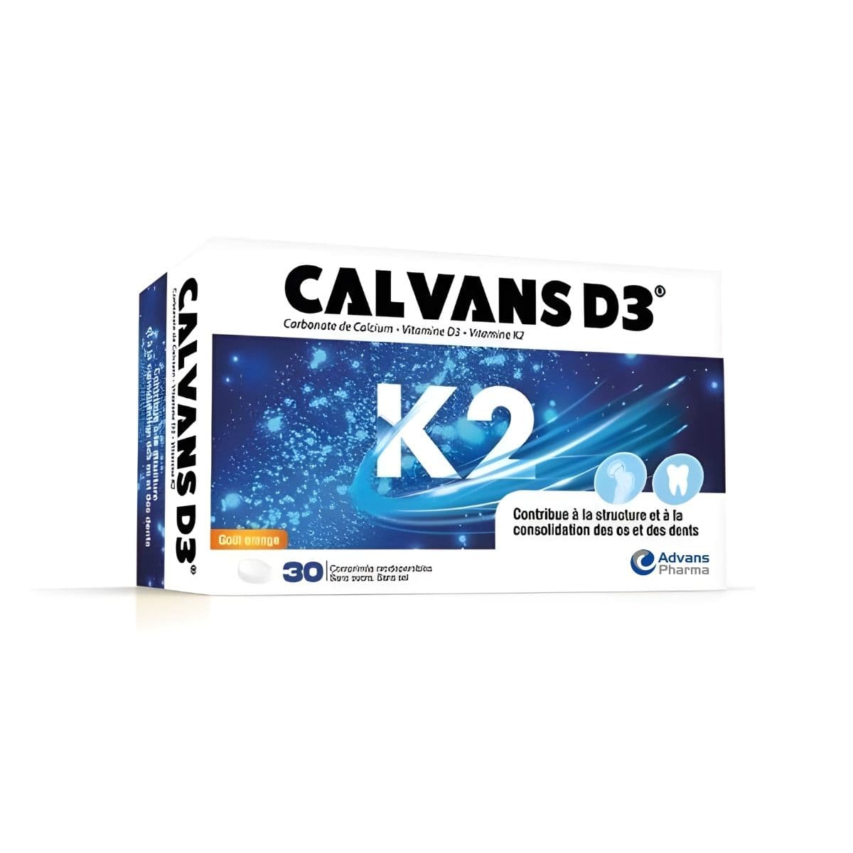 Calvans D3 K2 B/30 Comprimés