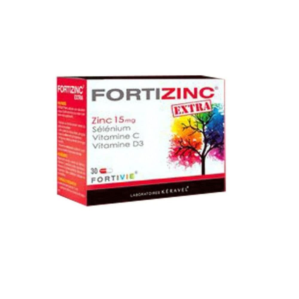 KERAVEL Fortizinc Extra Bt/30 Gélules