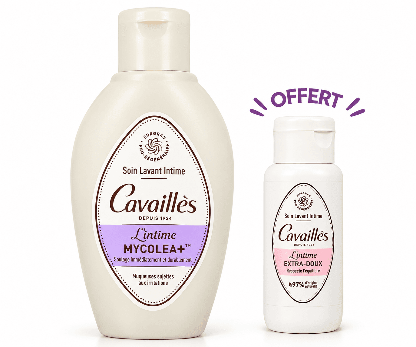 Roge Cavailles Mycolea+ Soin Lavant Intime 200mL +Mini Dose Offerte