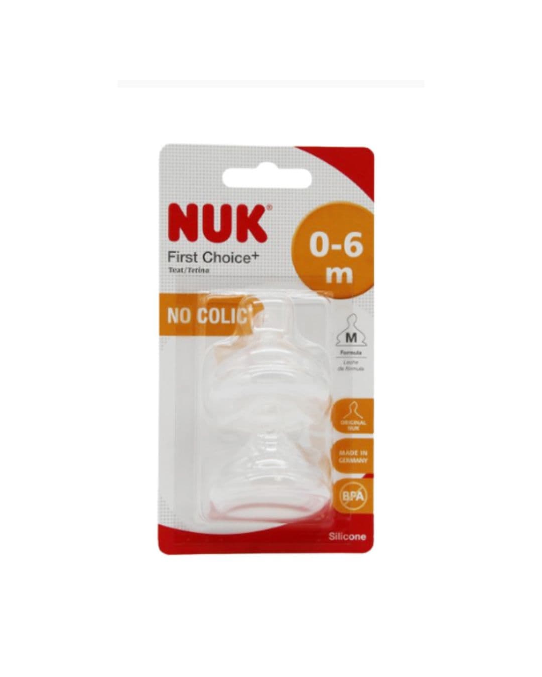 Nuk Tétine First Choice+ 0-6Mois M B/2