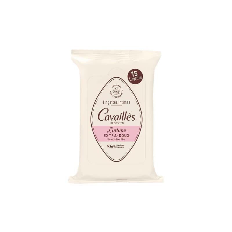 ROGE Cavaillès Hygiene Intime Extra Doux B/15 Lingettes