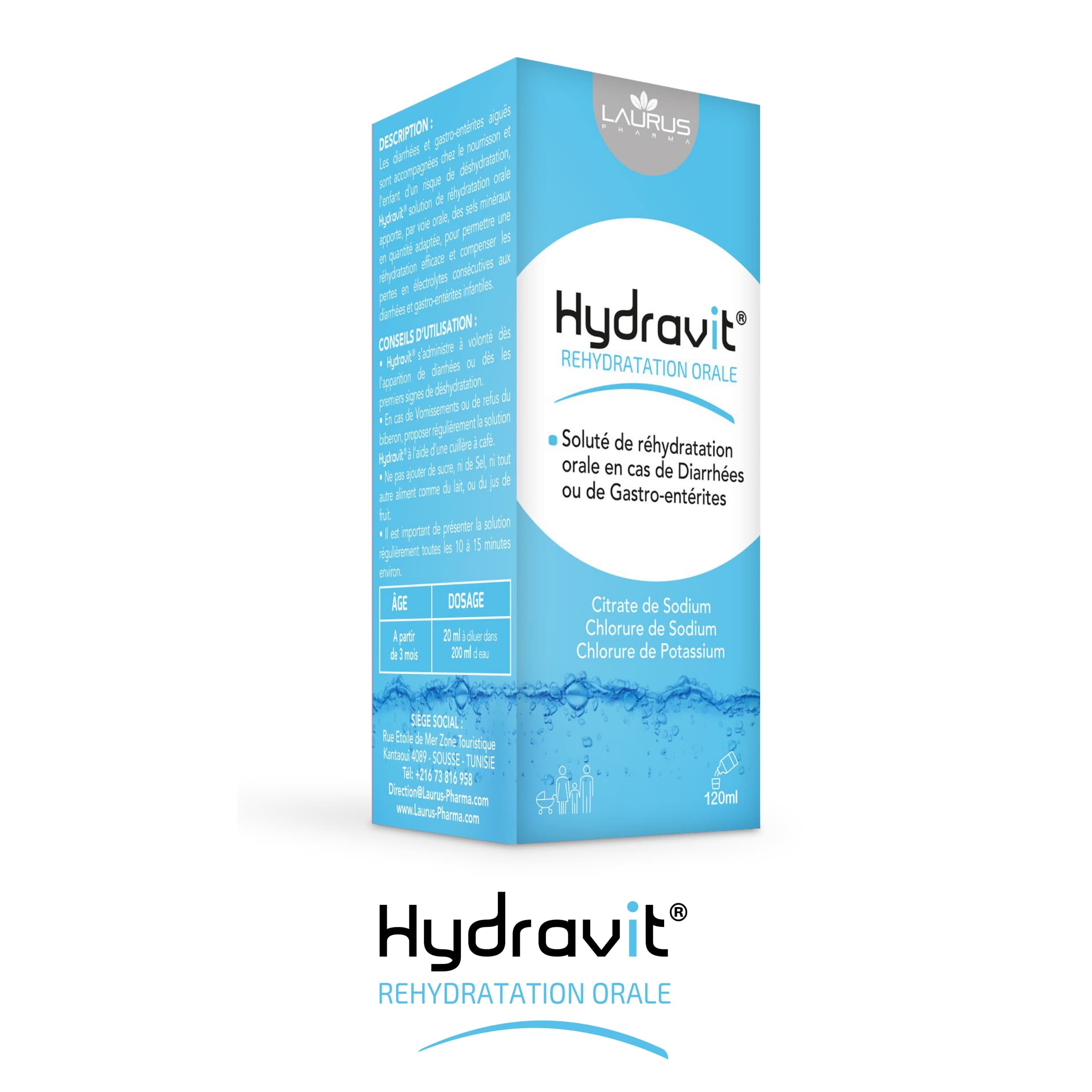 LAURUS Hydravit Sirop 120mL